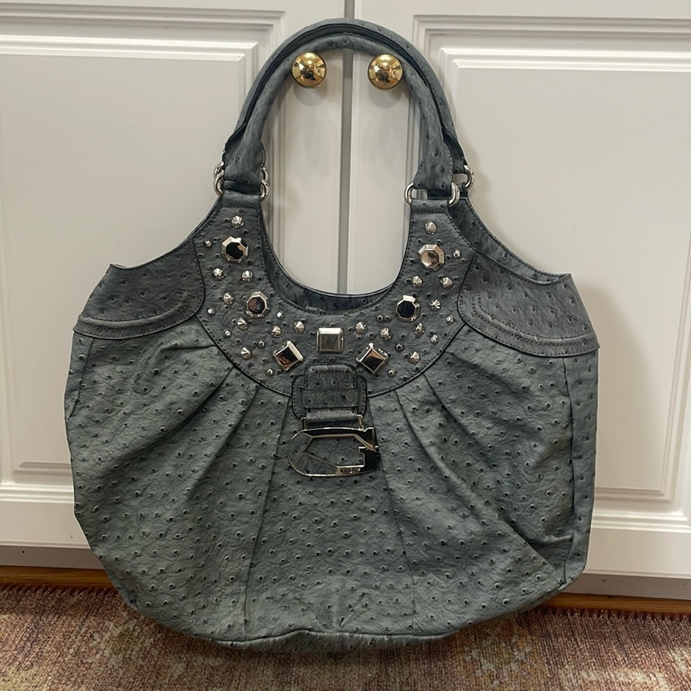 Guess Faux Ostrich Purse